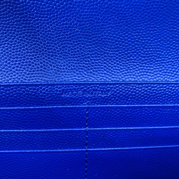 📌SOLD YSL Blue Chained Wallet - Picture 7 of 8